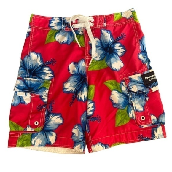 abercrombie &‎ fitch men’s swimming board shorts size medium bright pink… - Picture 1 of 15